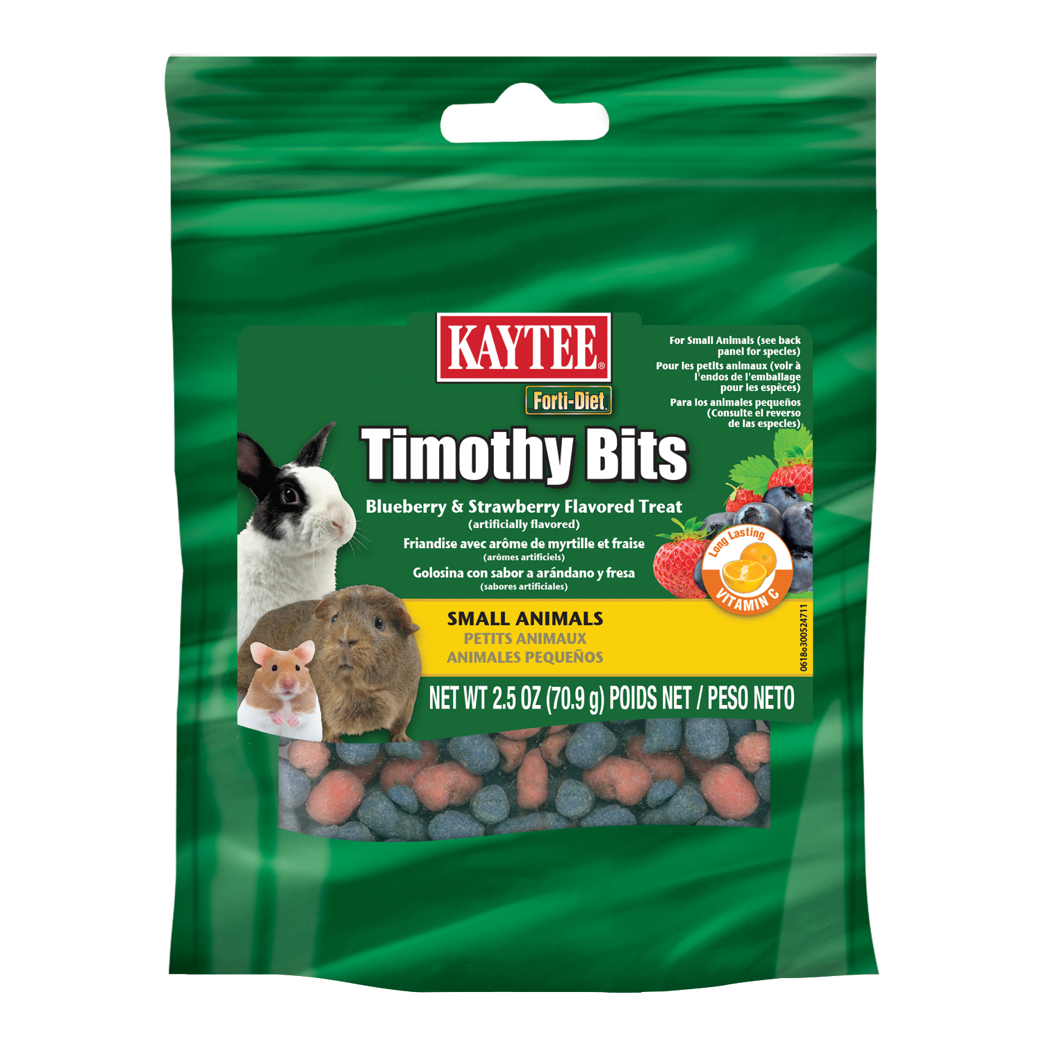 Kaytee Forti Diet Blueberry & Strawberry Flavored Yogurt Timothy Bits